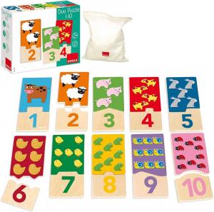 GU53329 Duo puzzle 1-10 - Giochi didattici Goula