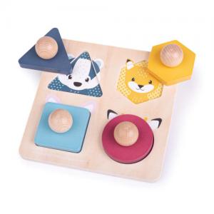 Puzzle delle forme - Animali del Bosco