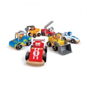 Singolo Veicolo legno - colori assortiti