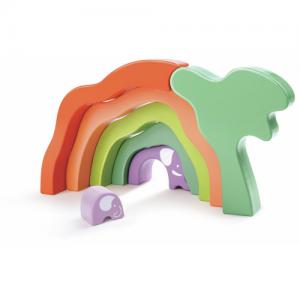 Safari Elefante: Blocchi Impilabili
