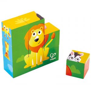 9 cubi in legno Zoo