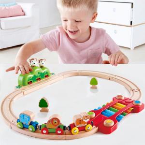 Circuito trenino con musica e scimmie pop-up
