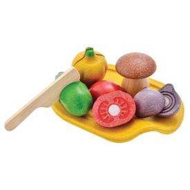 Set di Verdura da tagliare giocattolo in legno