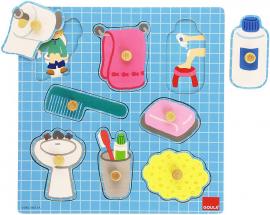 Puzzle in legno - Il bagno