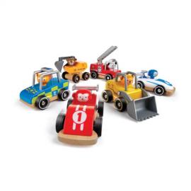 Singolo Veicolo legno - colori assortiti